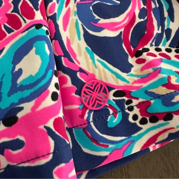 Lilly Pulitzer Pink and Blue Mini Skirt - Picture 5 of 10